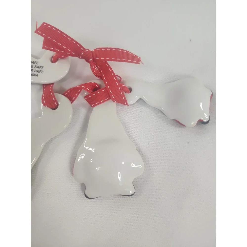 Ceramic Gnome-shaped Christmas Measuring‎ Spoons